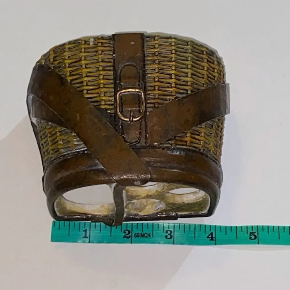 VTG,Fishing Basket Toothbrush Holder Seramic